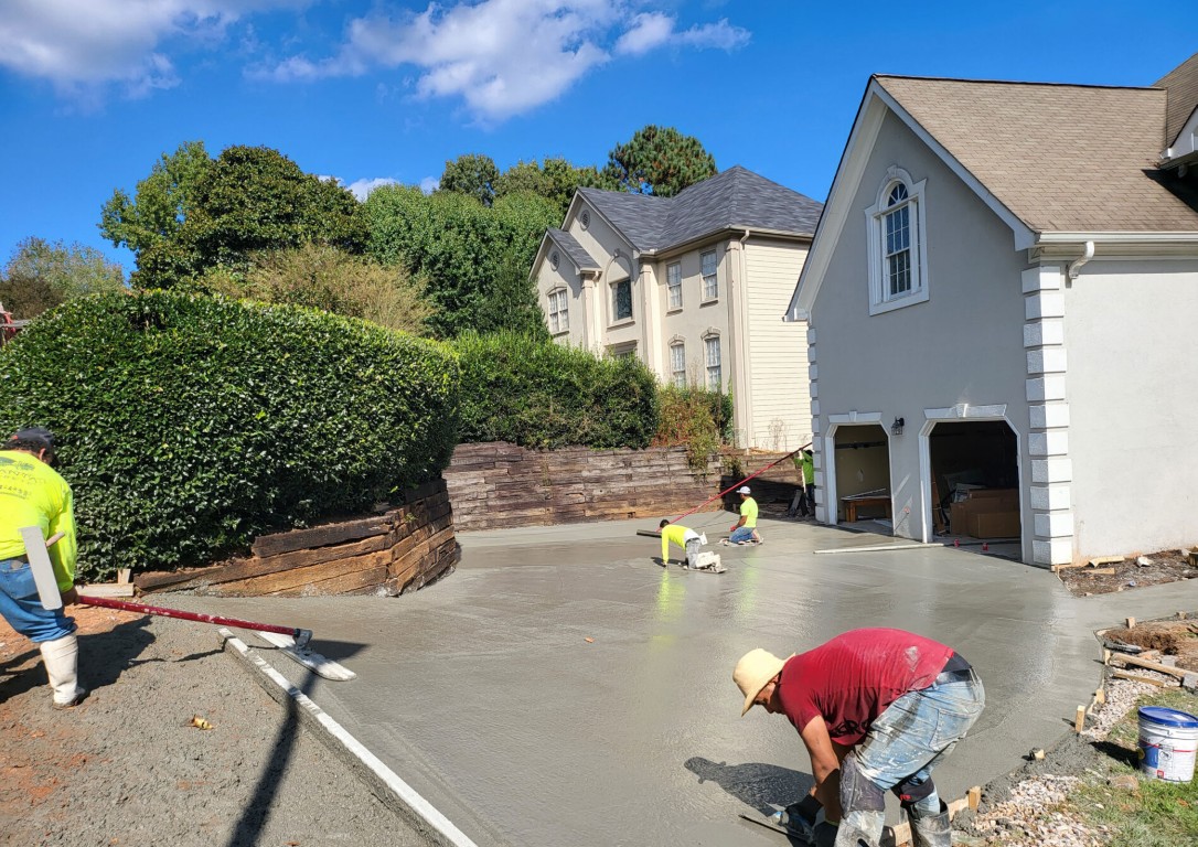 Concrete Driveways by HRC Riverview Concrete contractor